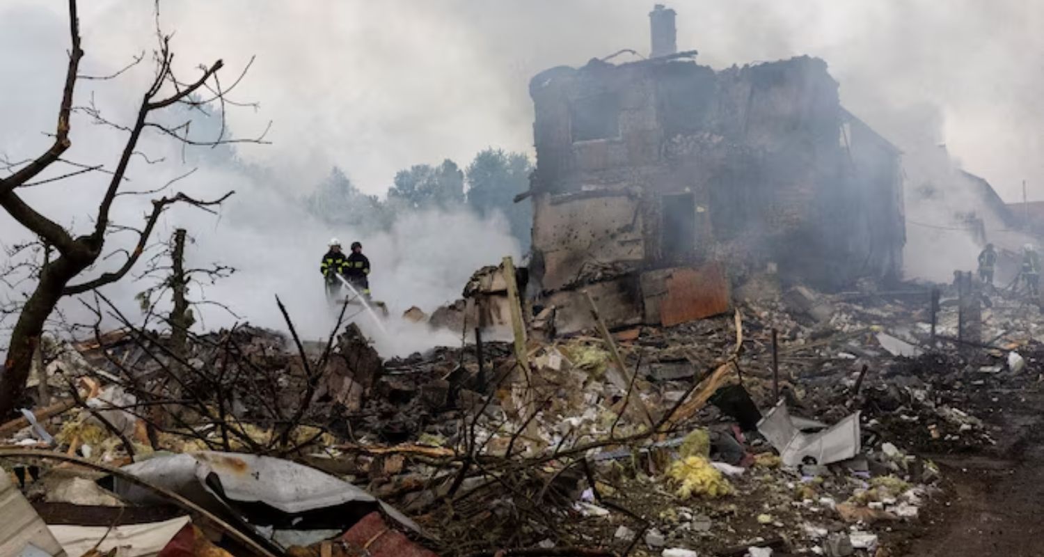 Russia Unleashes Overnight Air Assault on Ukraine, Injuring Workers and Prompting Polish Air Scramble