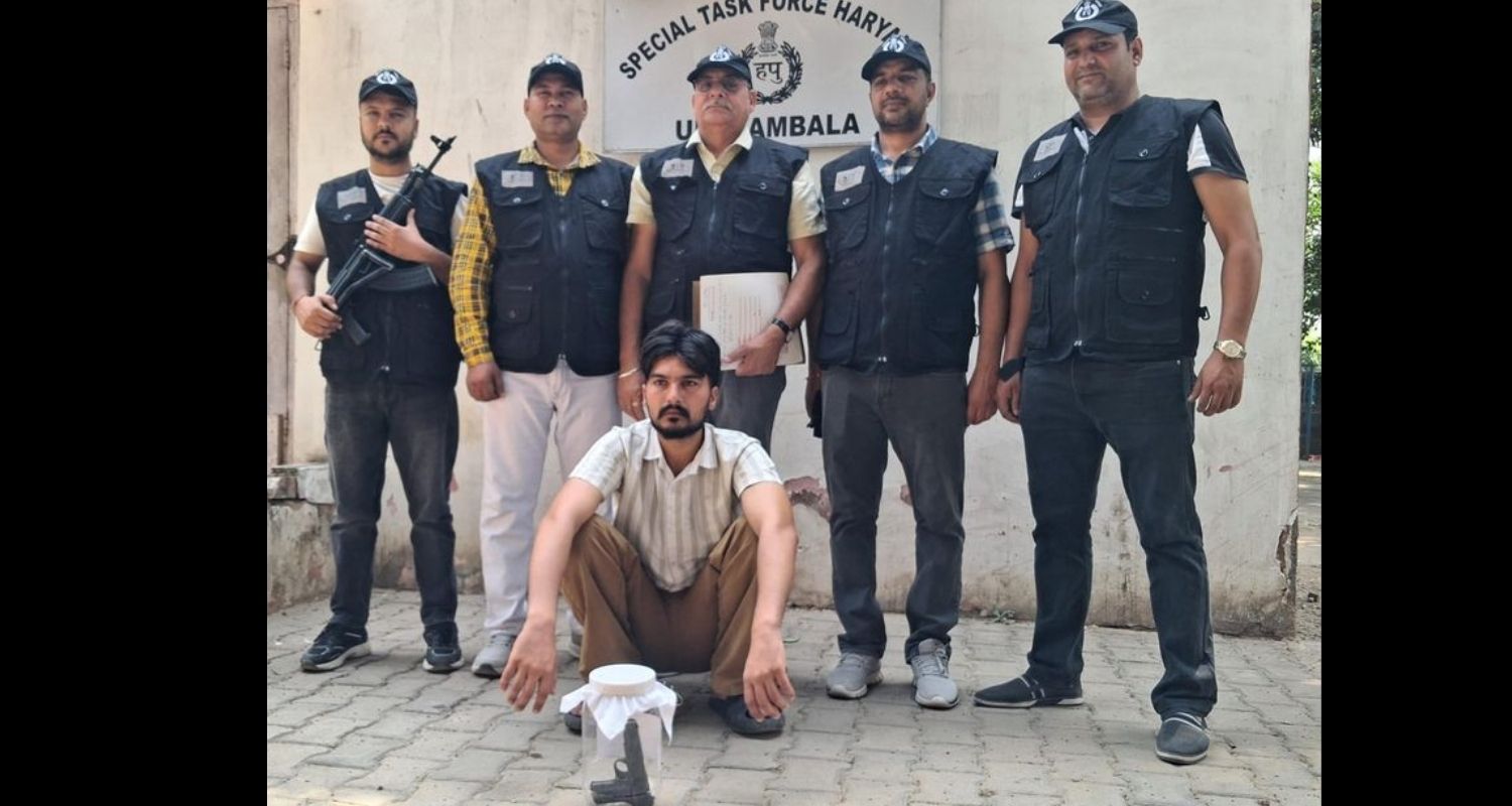 Noni Rana The Ambala Special Task Force (STF) seized a hand grenade from a ...
