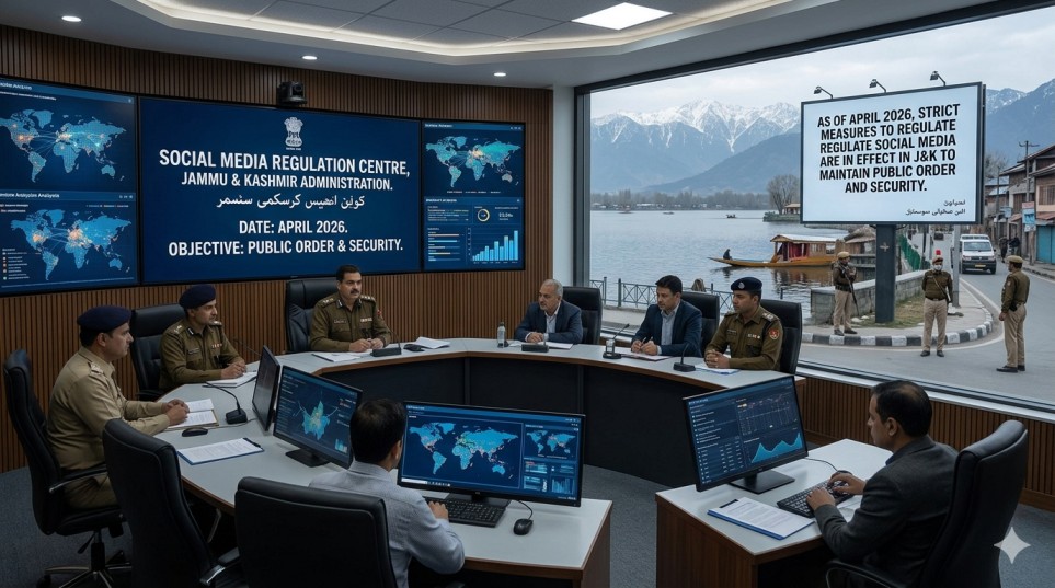 J&K administration on Thursday imposed a blanket prohibition on posting ...