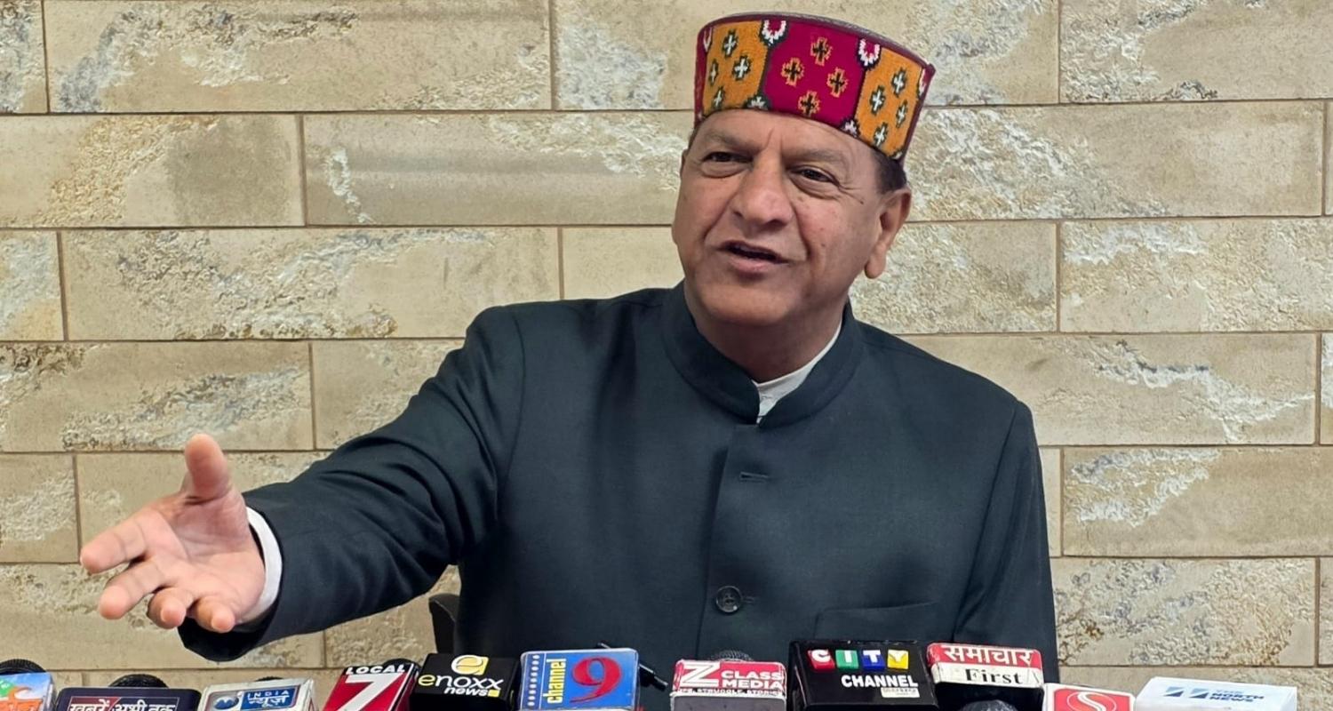 Amid the ongoing political battle over the withdrawal of the Revenue Deficit Grant (RDG), Himachal Pradesh BJP president Rajiv Bindal on Wednesday launched a strong attack on the Congress-led Sukhu government. He accused it of pushing the state towards financial collapse due to “economic mismanagement and favouritism.”