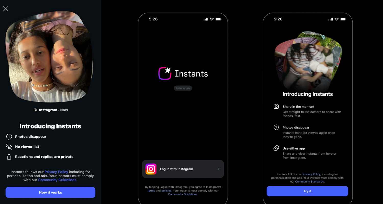 Instagram's new feature 'Instants' fails to impress everyone