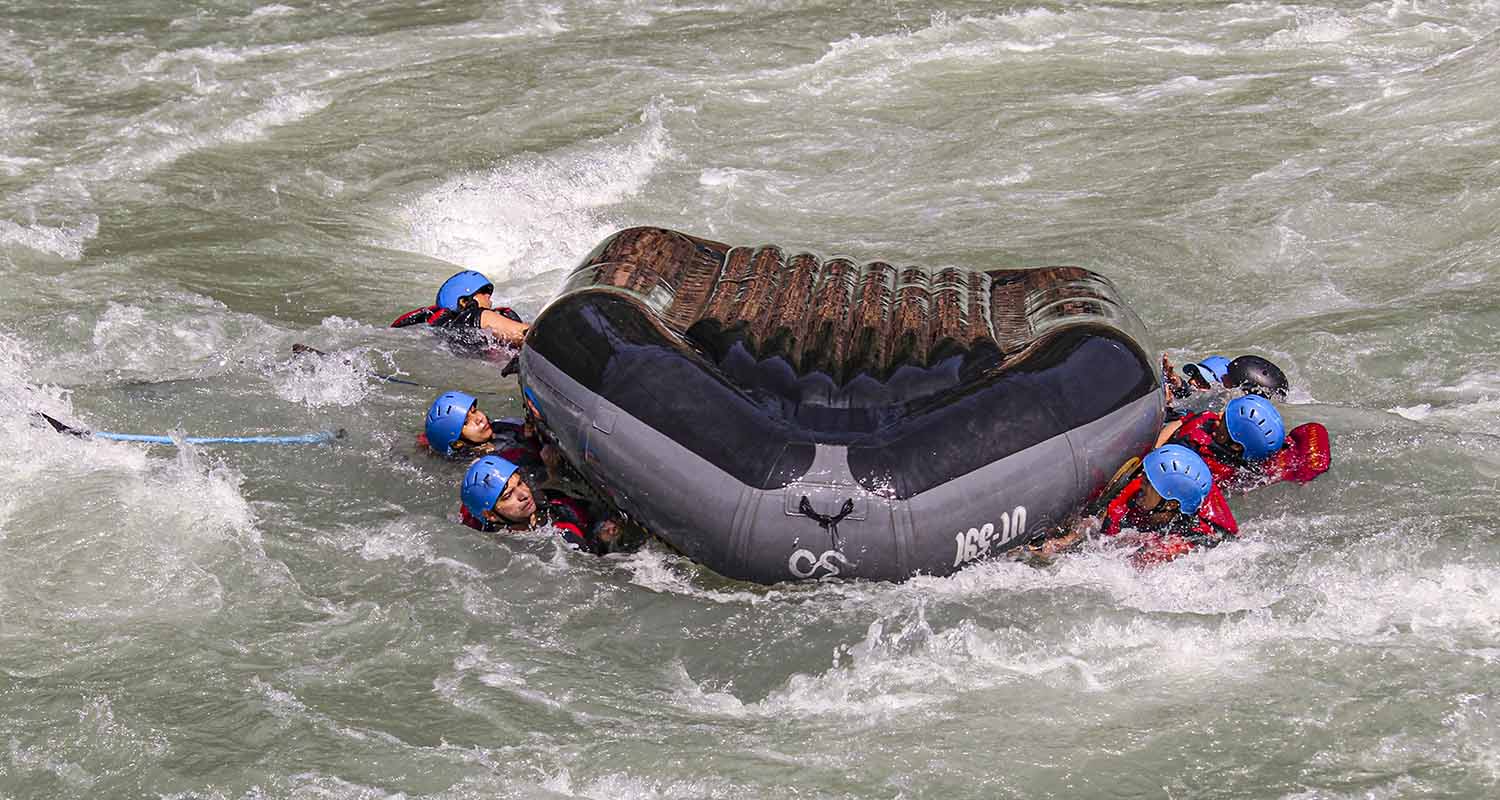 Rishikesh: Tourists do rafting in the Ganga River, in Rishikesh, Dehradun district, Uttarakhand, on Friday. Rishikesh: Tourists do rafting in the Ganga River, in Rishikesh, Dehradun district, Uttarakhand, on Friday.