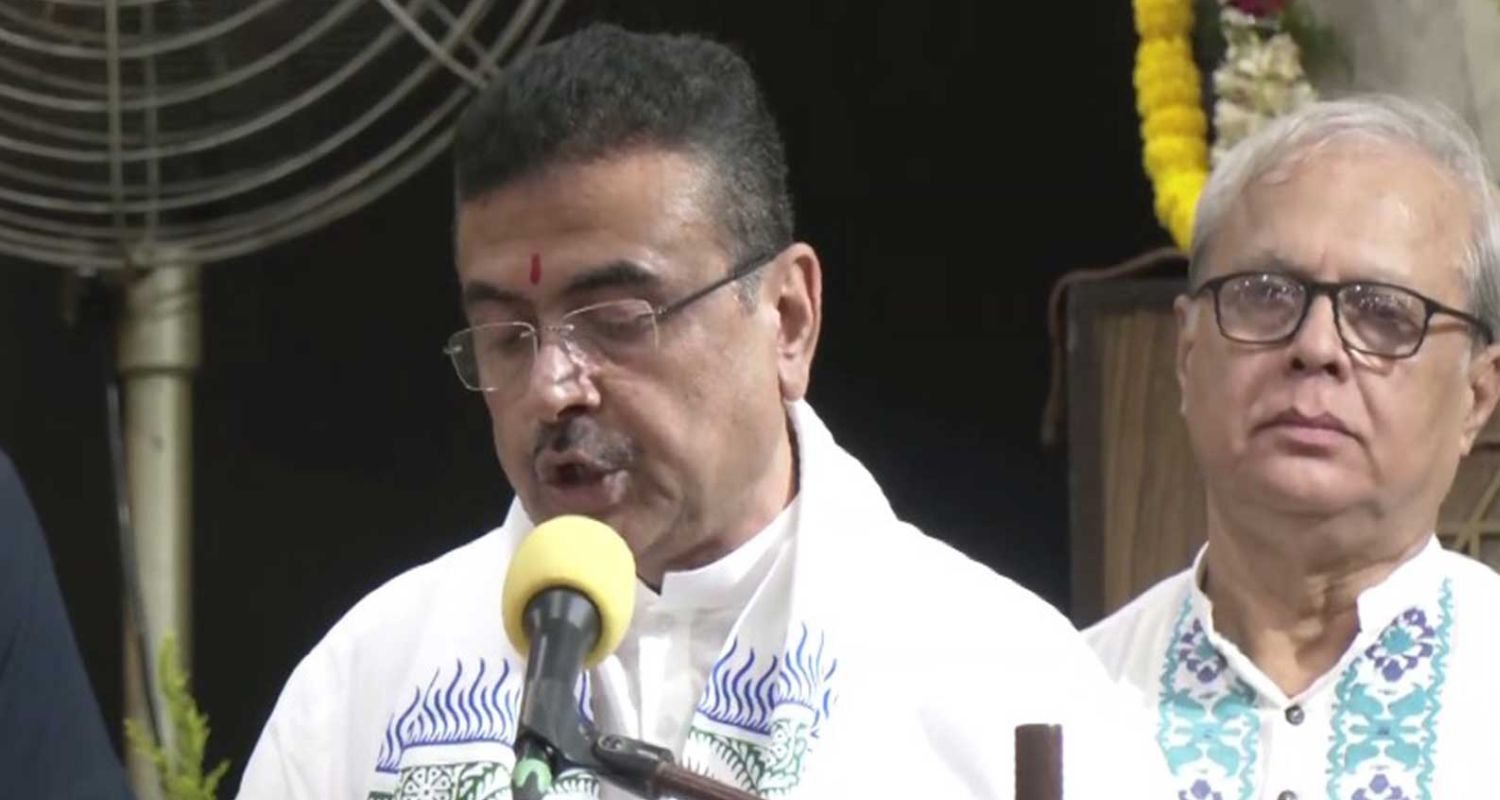 CM Adhikari seeks Sonia’s apology for insulting ‘Vande Mataram’