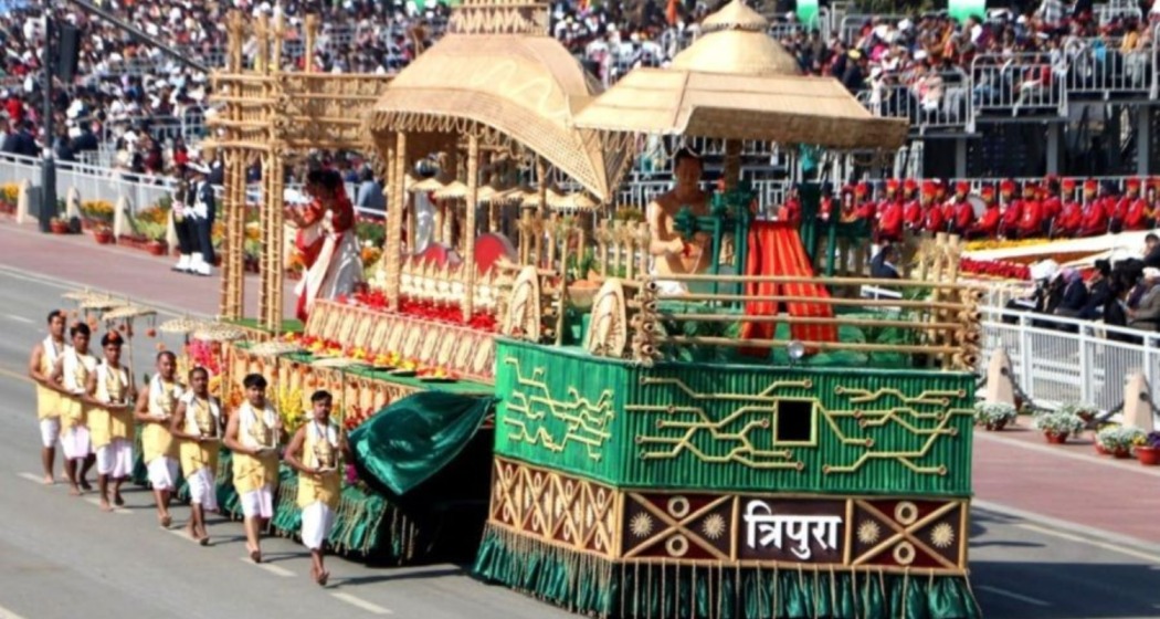 Tripura ranks 2nd for tableaux showcasing 14 deities at R-Day parade